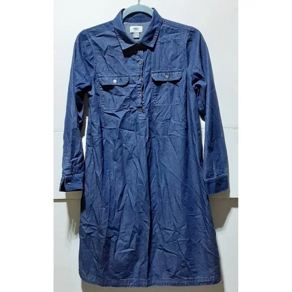 Old Navy | Dresses | Old Navy Denim Dress Womens Xs Dark Blue Shirt Dress 232 | Poshmark Old Navy | Dresses | Old Navy Denim Dress Womens Xs Dark Blue Shirt Dress 232 | Poshmark